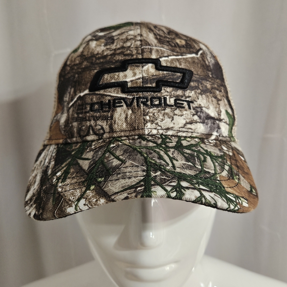 Realtree - Chevrolet Camo Mesh Snapback Trucker Ball Cap